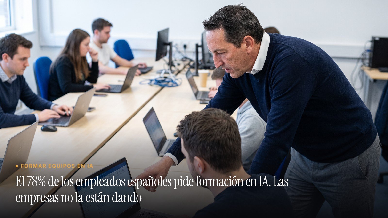 José Manuel Antelo impartiendo formación en inteligencia artificial